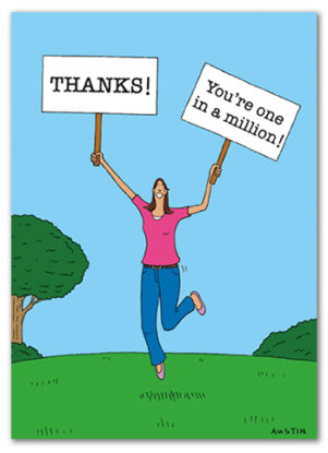 Funny Thank You Card TY018